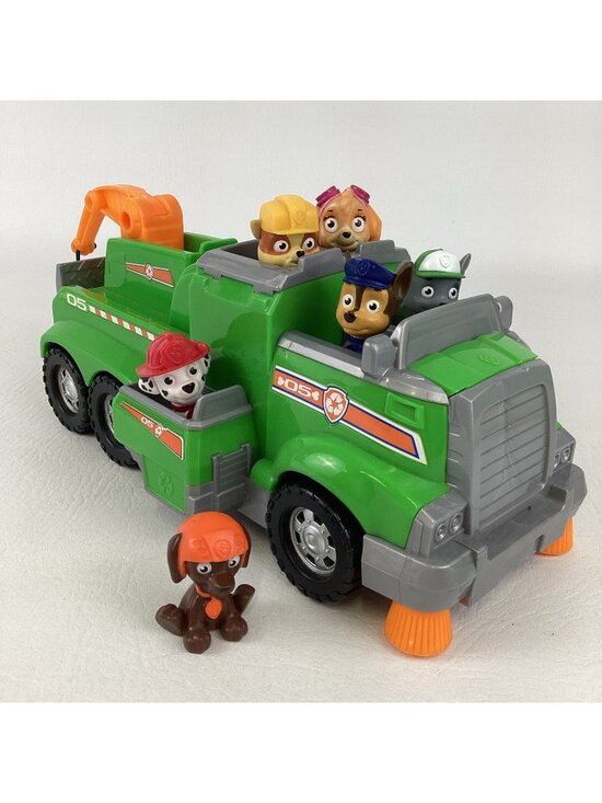 Spin Master Other - Paw Patrol Ultimate Rescue Recycle Truck Rescue Vehicle Crane w Figures Bundle